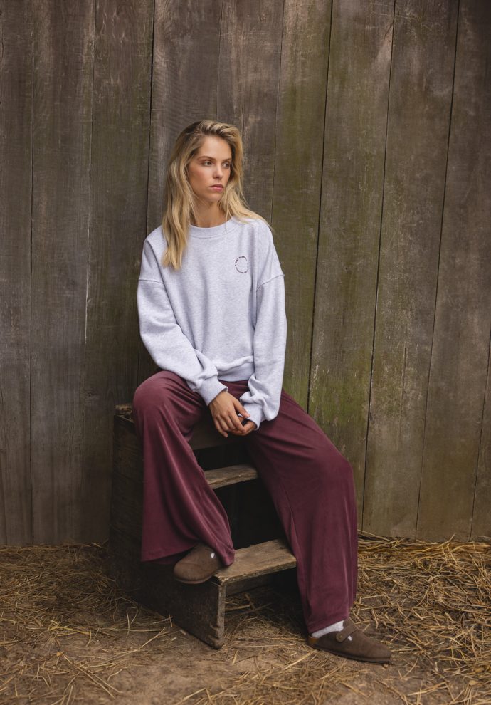bluza lola jasno szary melanż
