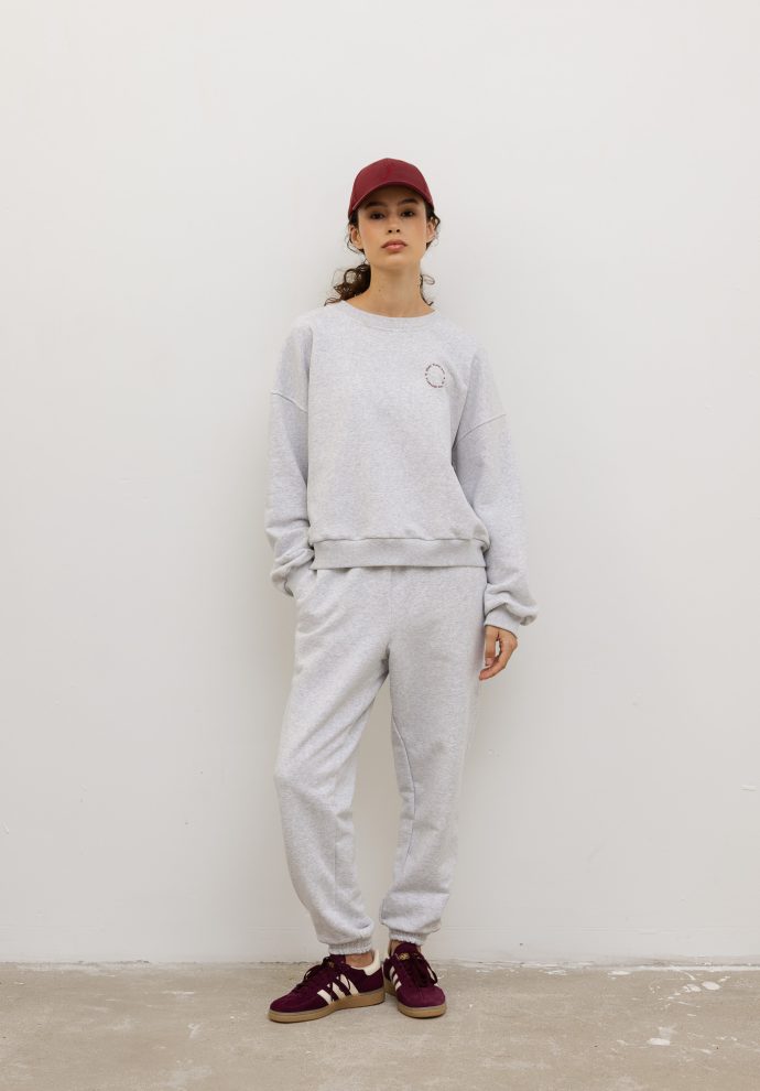 bluza lola jasno szary melanż