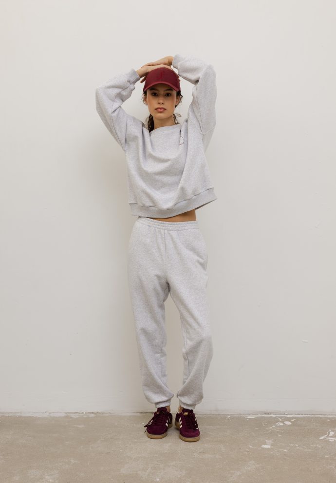 bluza lola jasno szary melanż