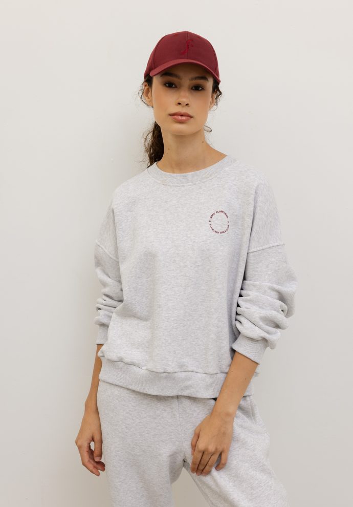 bluza lola jasno szary melanż