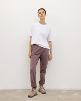 lekkie spodnie joggers lawendowe