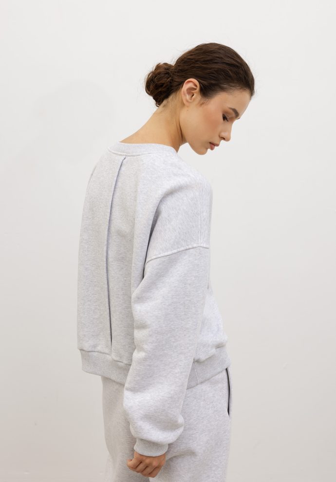 bluza lola jasno szary melanż