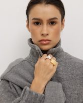 wełniana kurtka margo szara