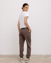 spodnie joggers kakao
