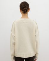 wełniany sweter demeter ecru