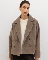 wełniana kurtka willow taupe