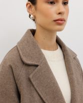 wełniana kurtka willow taupe