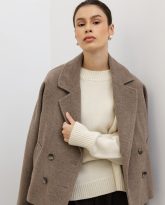 wełniana kurtka willow taupe