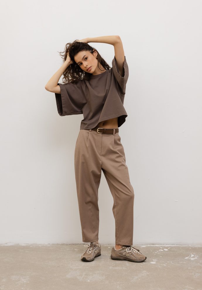 spodnie marina taupe
