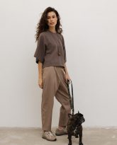 spodnie marina taupe