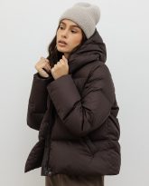 puchowa kurtka oslo czekoladowa