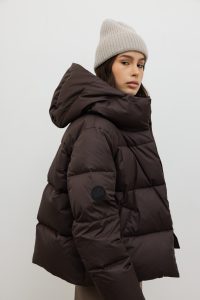 PUCHOWA KURTKA OSLO CZEKOLADOWA