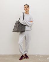 TORBA POPPY CIEMNO SZARA