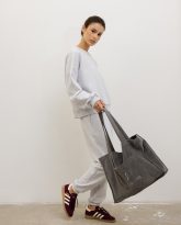 TORBA POPPY CIEMNO SZARA