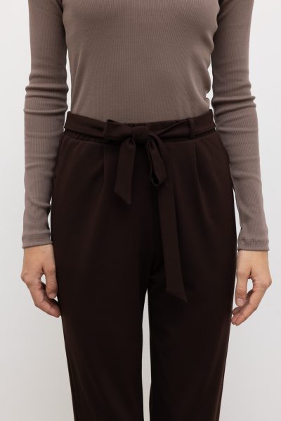 SPODNIE NORA CIEMNO BRĄZOWE