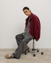 spodnie cora szary denim