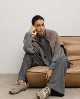 spodnie cora szary denim