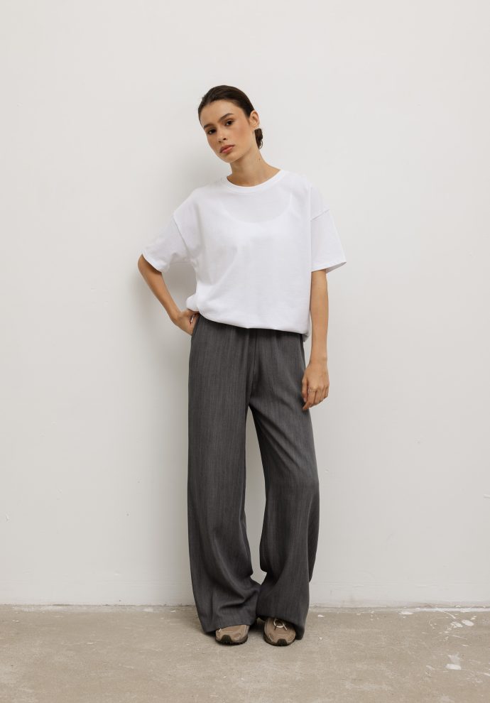 spodnie cora szary denim
