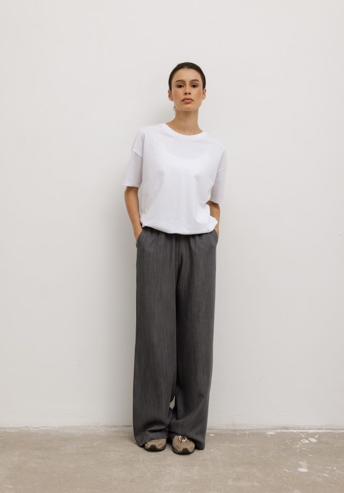 spodnie cora szary denim