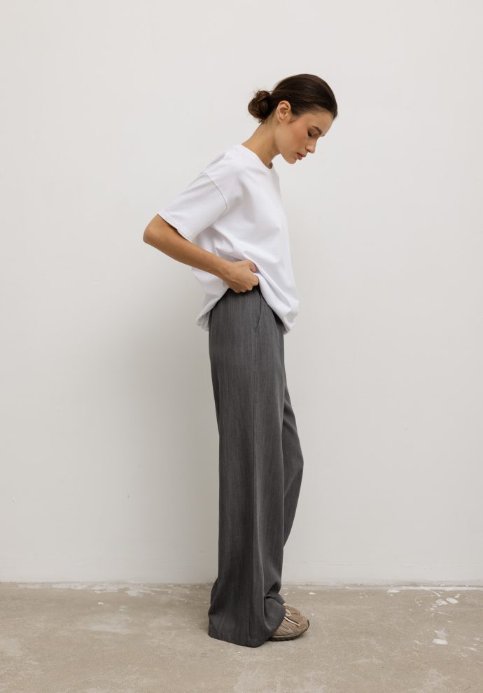 spodnie cora szary denim