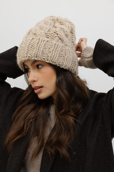 czapka prince beżowa