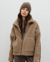 wełniana czapka ines brązowa