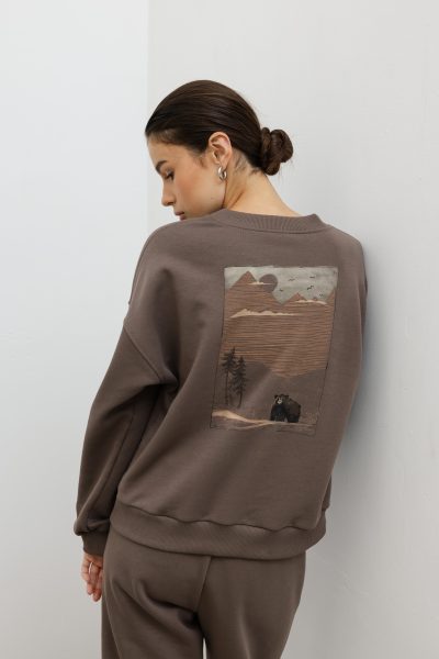 BLUZA LOLA “TEDDY” KAKAO