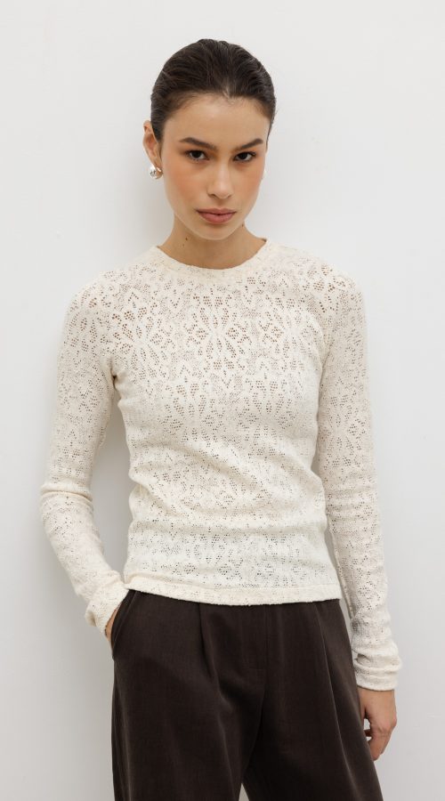 BLUZKA CORRINE ECRU