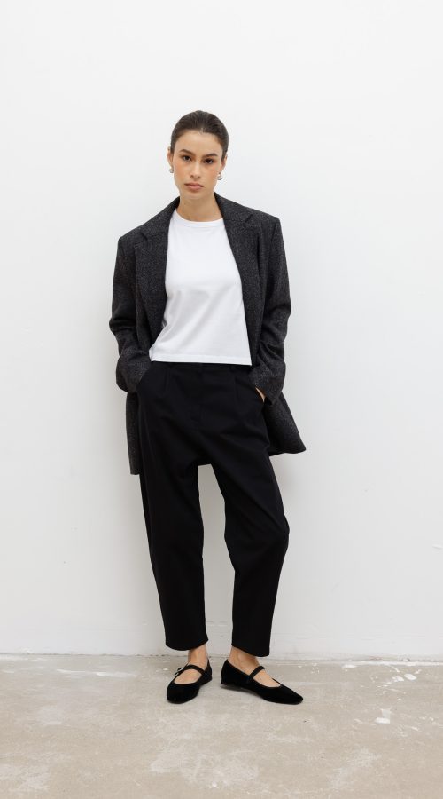 spodnie marina czarne