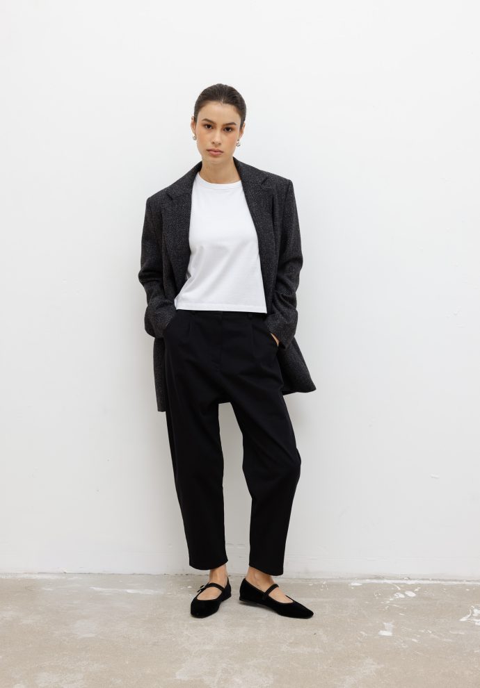 spodnie marina czarne