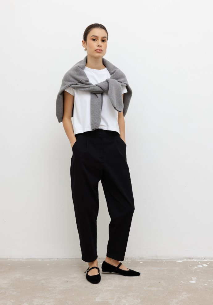 spodnie marina czarne