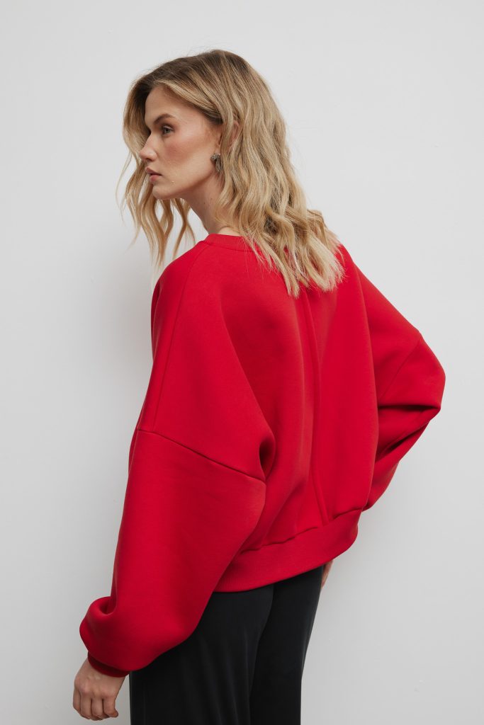 bluza jess karminowa