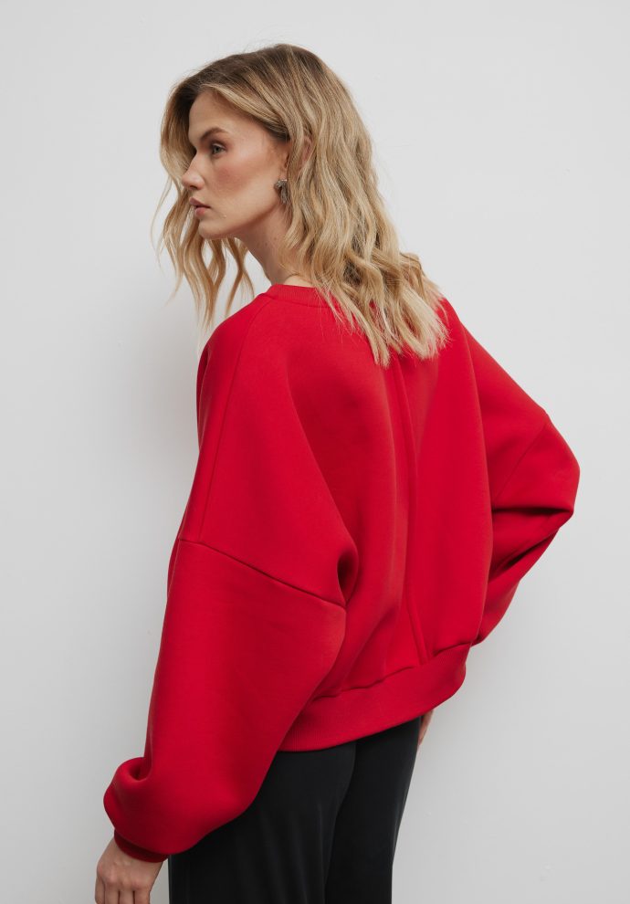 bluza jess karminowa