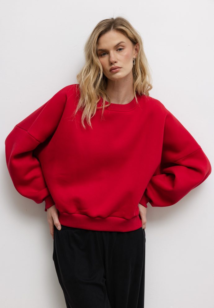 bluza jess karminowa