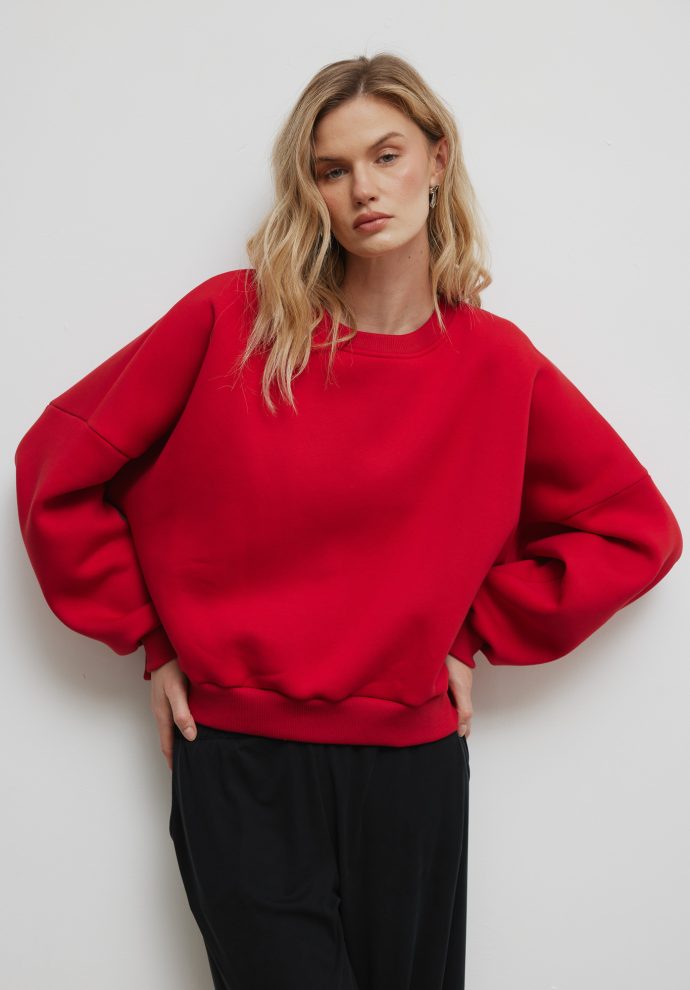 bluza jess karminowa