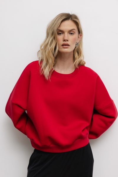 BLUZA JESS KARMINOWA