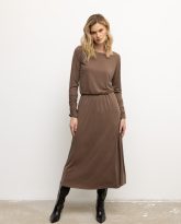 sukienka beverly brązowa