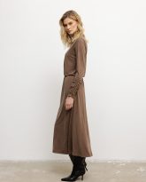 sukienka beverly brązowa