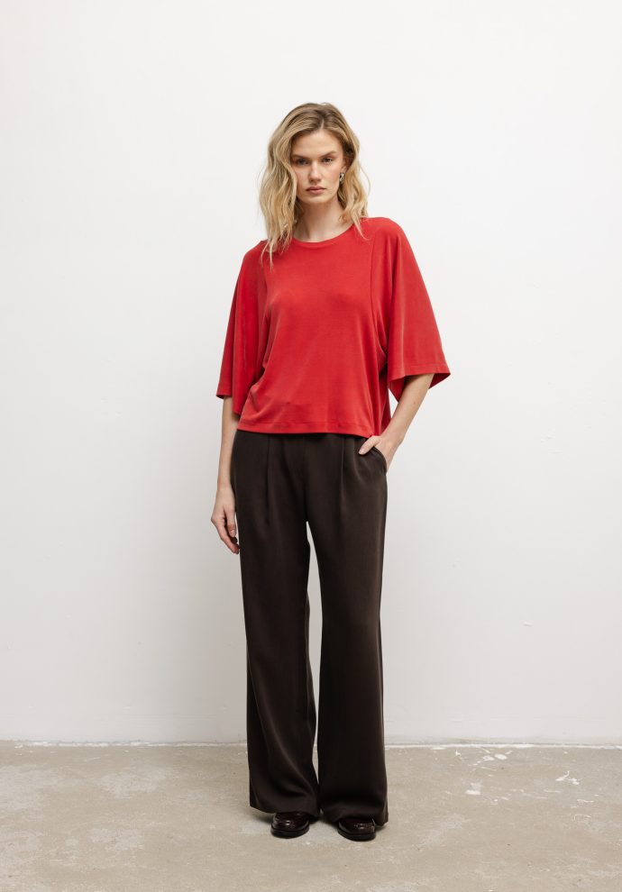 t-shirt luna czerwony