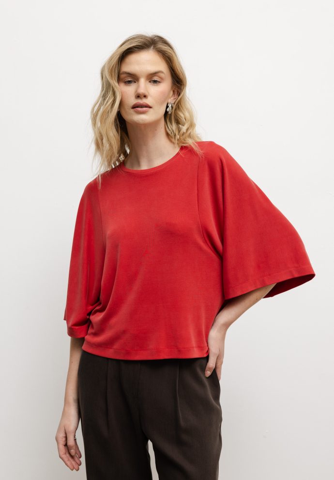 t-shirt luna czerwony