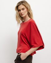 t-shirt luna czerwony