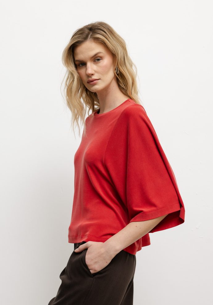 t-shirt luna czerwony