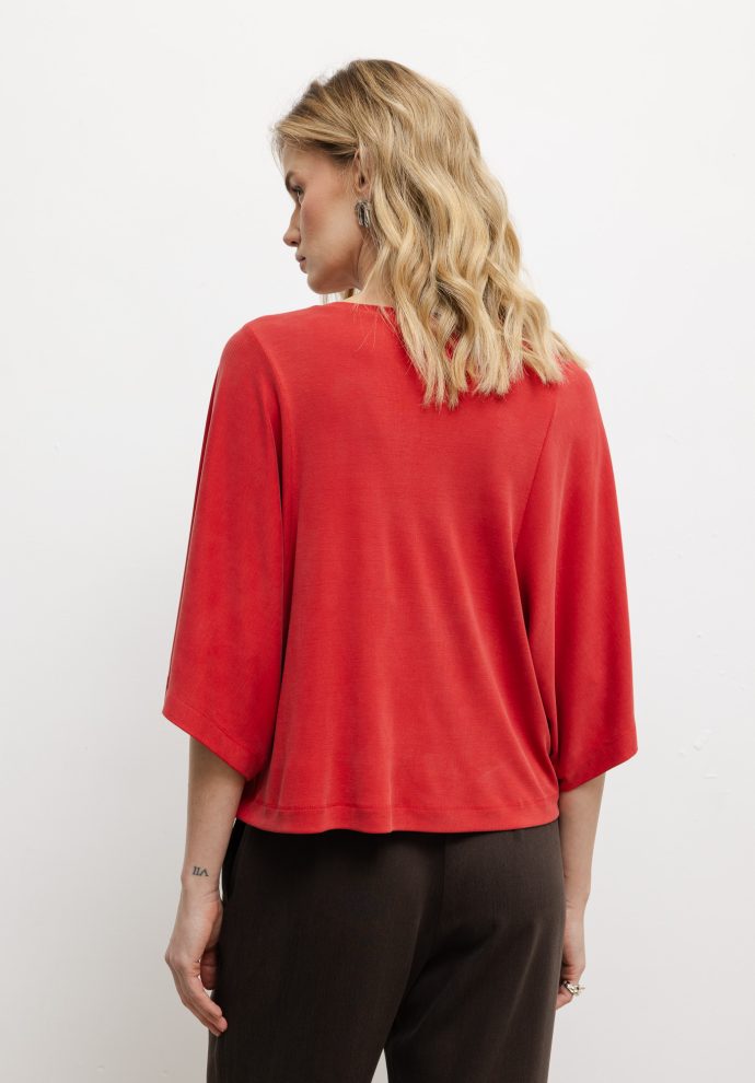 t-shirt luna czerwony