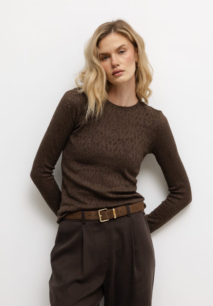 bluzka corrine czekoladowa