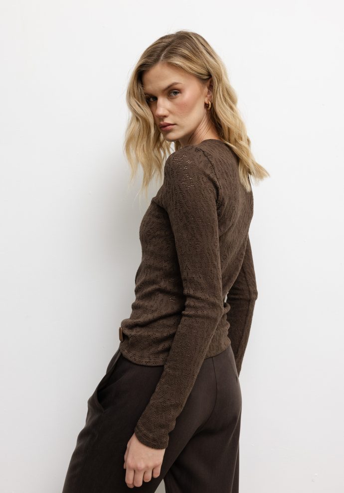 bluzka corrine czekoladowa