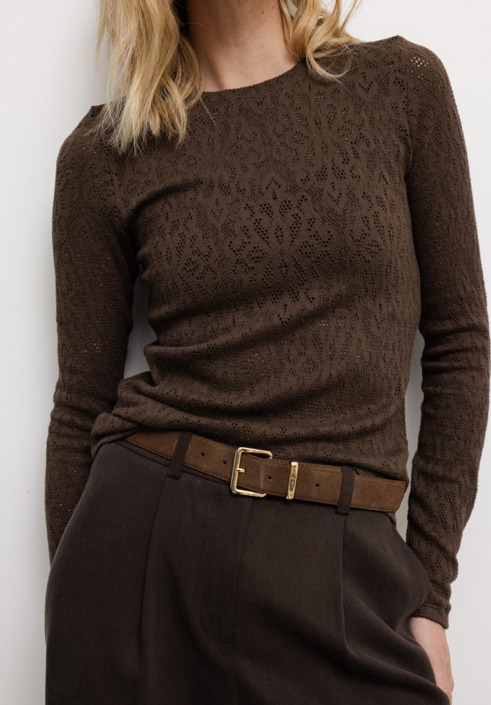 bluzka corrine czekoladowa