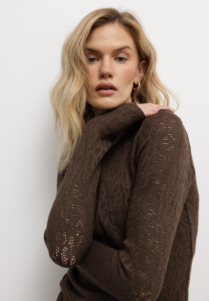 bluzka corrine czekoladowa