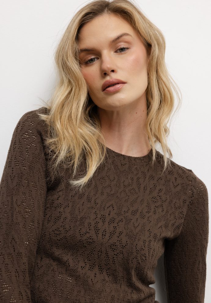 bluzka corrine czekoladowa