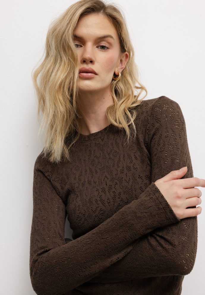 bluzka corrine czekoladowa