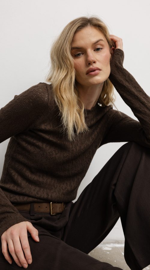 bluzka corrine czekoladowa